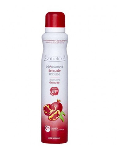Evoluderm Acidulated Grenade 24H Deodorant Spray Evoluderm Acidulated Grenade 24H Deodorant Spray