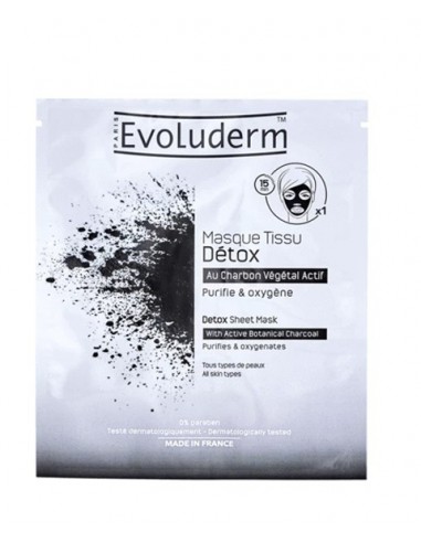 Detox Sheet With Active Botanical Charcoal Detox Sheet With Active Botanical Charcoal