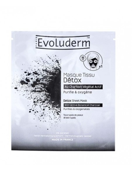 Detox Sheet With Active Botanical Charcoal Detox Sheet With Active Botanical Charcoal
