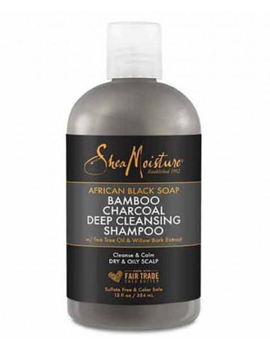 African Black Soap Bamboo Charcoal Balancing Shampoo