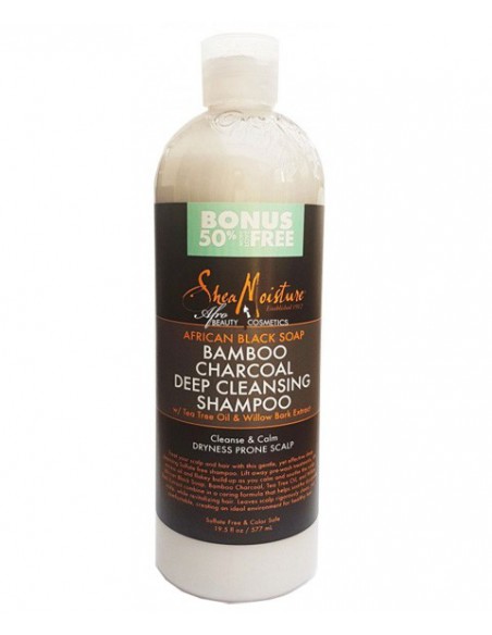 African Black Soap Bamboo Charcoal Balancing Shampoo