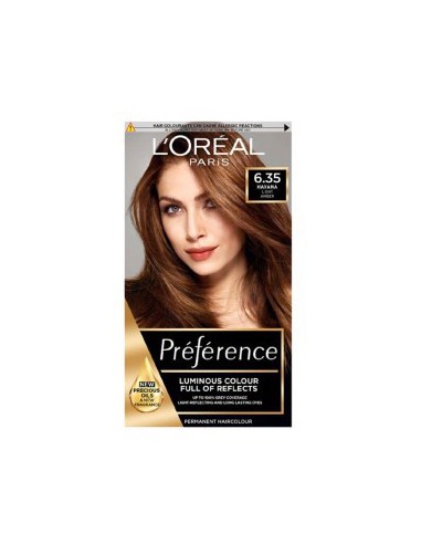 Preference Infinia Permanent Color 6.35 Havana Golden Mahogany Brown Preference Infinia Permanent Color 6.35 Havana Golden Mahogany Brown
