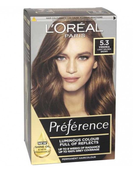Preference Infinia Permanent Color 5.3 Virginia Chestnut Brown