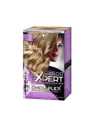 Color Expert Omegaplex Colour Cream 8.65 Medium Caramel Blonde