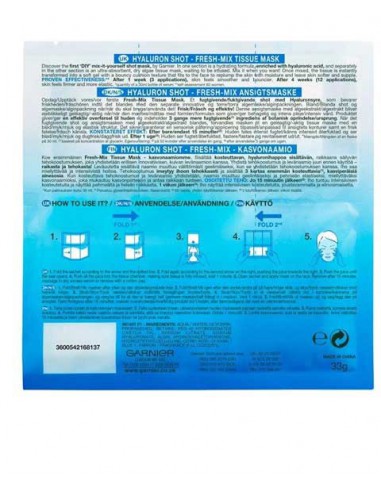 Hyaluron Shot Fresh Mix Tissue Mask Hyaluron Shot Fresh Mix Tissue Mask