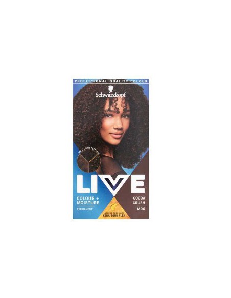 Live Colour Plus Moisture Permanent Hair Colour Cocoa Crush M06 Live Colour Plus Moisture Permanent Hair Colour Cocoa Crush M06