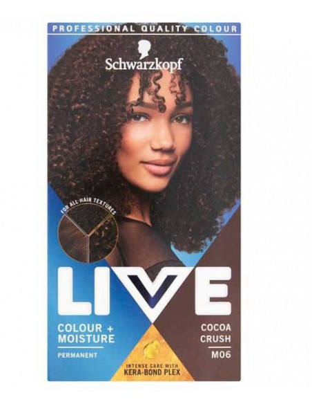 Live Colour Plus Moisture Permanent Hair Colour Cocoa Crush M06 Live Colour Plus Moisture Permanent Hair Colour Cocoa Crush M06