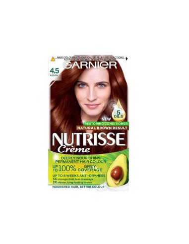 Nutrisse Creme Permanent Nourishing Hair Colour 4.5 Auburn