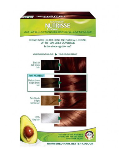 Nutrisse Creme Permanent Nourishing Hair Colour 4.5 Auburn Nutrisse Creme Permanent Nourishing Hair Colour 4.5 Auburn