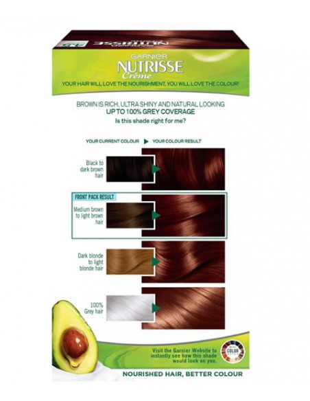 Nutrisse Creme Permanent Nourishing Hair Colour 4.5 Auburn Nutrisse Creme Permanent Nourishing Hair Colour 4.5 Auburn