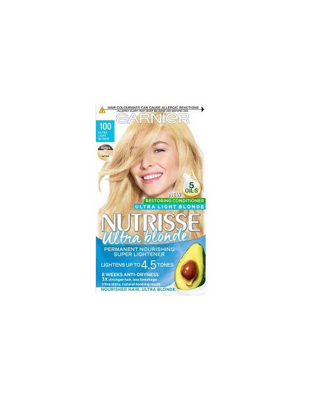 Nutrisse Ultra Permanent Nourishing Hair Colour Camomile 100 Extra Light Blonde Nutrisse Ultra Permanent Nourishing Hair Colour Camomile 100 Extra Light Blonde
