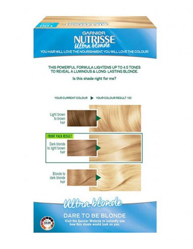 Nutrisse Ultra Permanent Nourishing Hair Colour Camomile 100 Extra Light Blonde Nutrisse Ultra Permanent Nourishing Hair Colour Camomile 100 Extra Light Blonde