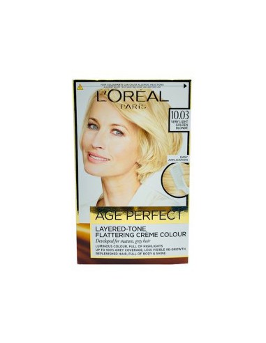 Age Perfect Layered Tone Flattering Creme Colour 10.03 Very Light Golden Blonde