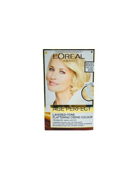 Age Perfect Layered Tone Flattering Creme Colour 10.03 Very Light Golden Blonde Age Perfect Layered Tone Flattering Creme Colour 10.03 Very Light Golden Blonde