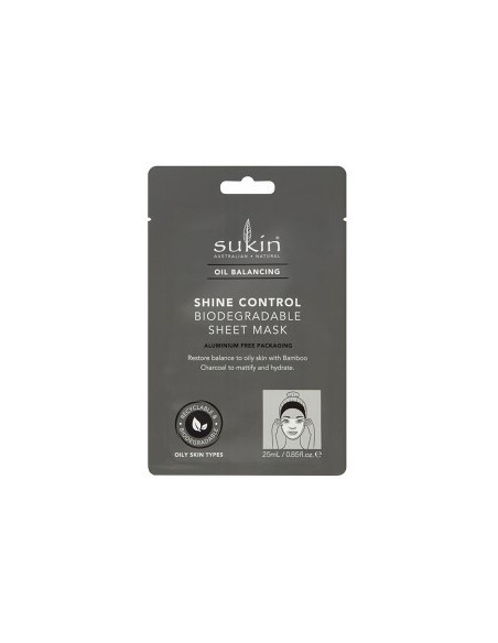 Oil Balancing Shine Control Biodegradable Sheet Mask Oil Balancing Shine Control Biodegradable Sheet Mask