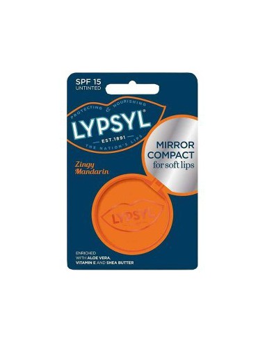 Mirror Compact For Soft Lips Balm Zingy Mandarin