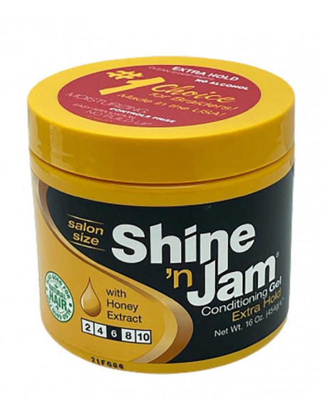 Shine N Jam Conditioning Gel Extra Hold With Honey Extract