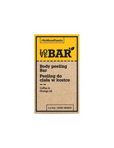 Body Peeling Bar With Coffee And Orange Oil