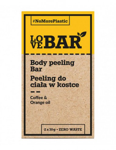 Body Peeling Bar With Coffee And Orange Oil Body Peeling Bar With Coffee And Orange Oil