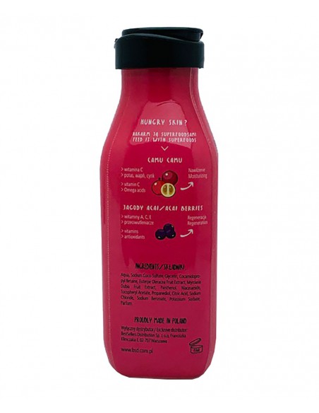 Superfoods Bath And Shower Gel With Camu Acai Berries Superfoods Bath And Shower Gel With Camu Acai Berries