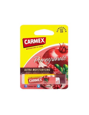 Carmex Moisturising Lip Balm Stick Pomegranate