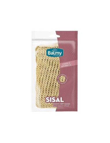 Sisal Coarse And Natural Bath Back Strap