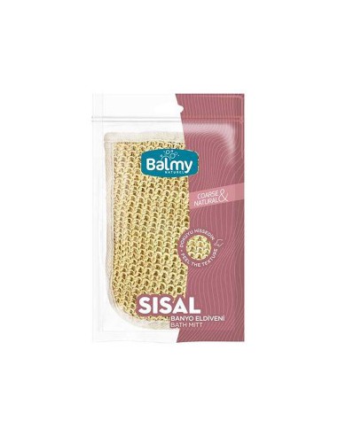 Sisal Coarse And Natural Bath Mitt