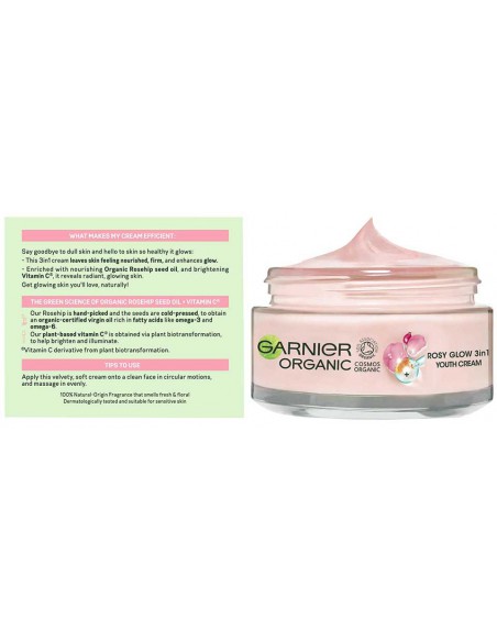 Organic Rosy Glow 3 In 1 Youth Cream Organic Rosy Glow 3 In 1 Youth Cream