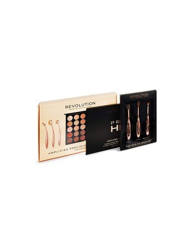 Amplified PRO HD 35 Eyeshadow Palette And Makeup Brushes Gift Set