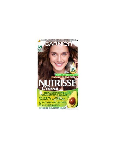 Nutrisse Creme Permanent Nourishing Hair Color 6N Nude Light Brown Nutrisse Creme Permanent Nourishing Hair Color 6N Nude Light Brown