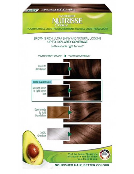 Nutrisse Creme Permanent Nourishing Hair Color 6N Nude Light Brown Nutrisse Creme Permanent Nourishing Hair Color 6N Nude Light Brown