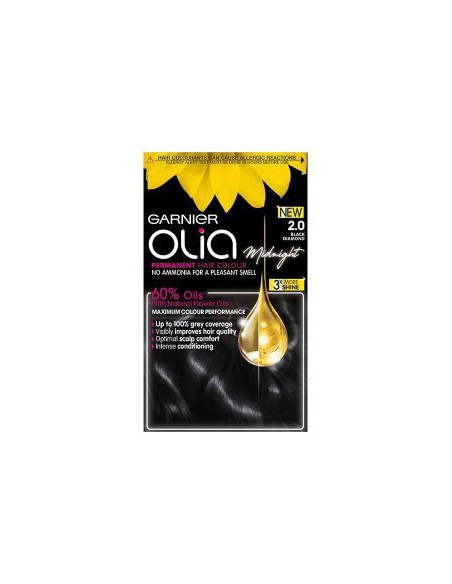 Olia Midnight Permanent Hair Color 2.0 Black Diamond Olia Midnight Permanent Hair Color 2.0 Black Diamond