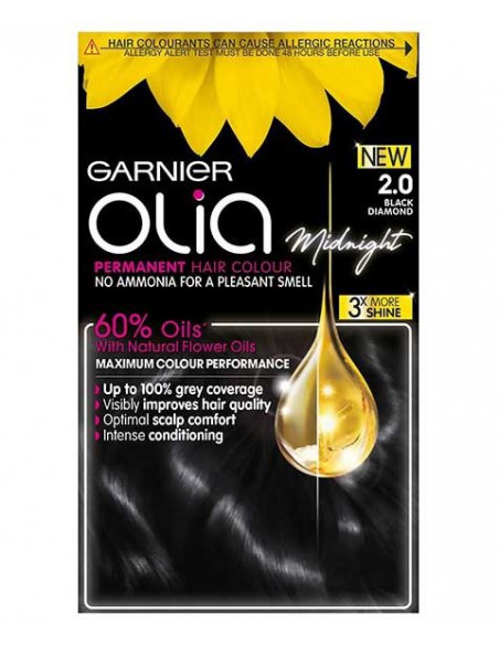 Olia Midnight Permanent Hair Color 2.0 Black Diamond Olia Midnight Permanent Hair Color 2.0 Black Diamond