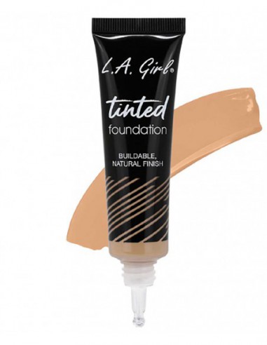 LA Girl Tinted Foundation With Natural Finish GLM758 Golden LA Girl Tinted Foundation With Natural Finish GLM758 Golden