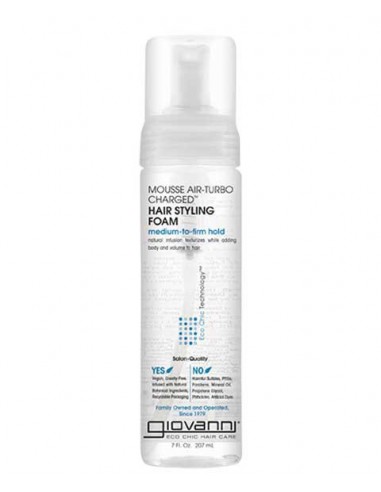 Mousse Air Turbo Charged Hair Styling Foam Mousse Air Turbo Charged Hair Styling Foam