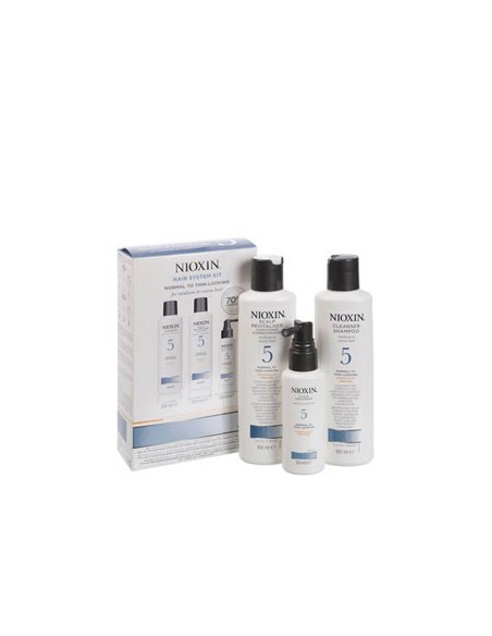 Nioxin Hair System Kit 5 Normal To Thin Looking Nioxin Hair System Kit 5 Normal To Thin Looking