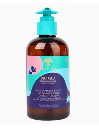 Born Curly Aloe Shampoo And Wash