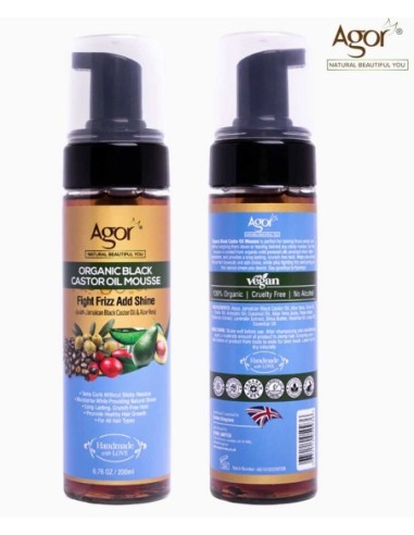 Agor Organic Black Castor Oil Mousse Agor Organic Black Castor Oil Mousse