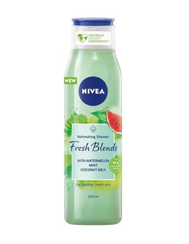 Nivea Bath CareFresh Blends Watermelon Refreshing Shower Cream Nivea Bath CareFresh Blends Watermelon Refreshing Shower Cream