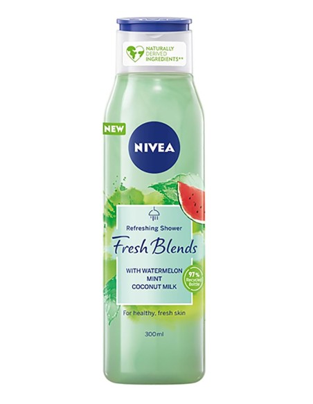 Nivea Bath CareFresh Blends Watermelon Refreshing Shower Cream Nivea Bath CareFresh Blends Watermelon Refreshing Shower Cream
