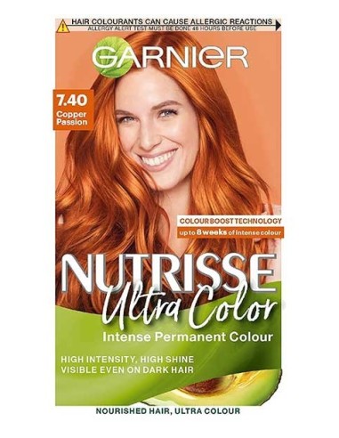 Nutrisse Ultra Color Intense Permanent Color 7.40 Copper Passion