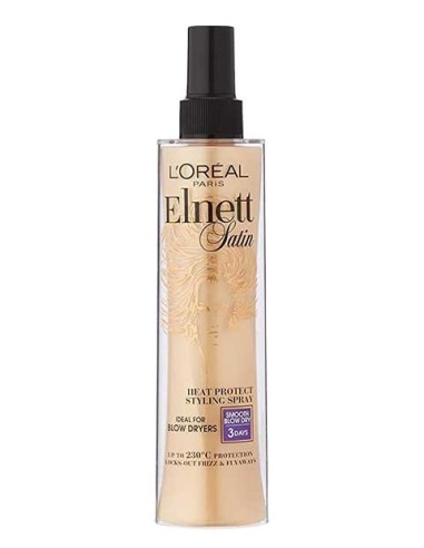 Elnett Satin Straight Heat Protect Styling Spray