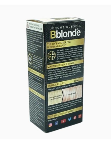 Jerome Russell Bblonde Maximum Color Toner Rose Gold Jerome Russell Bblonde Maximum Color Toner Rose Gold