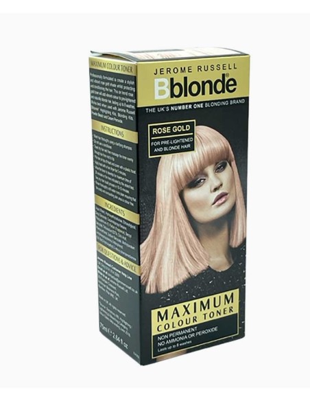 Jerome Russell Bblonde Maximum Color Toner Rose Gold Jerome Russell Bblonde Maximum Color Toner Rose Gold