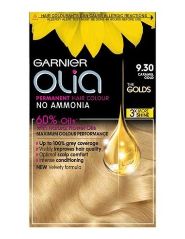 Olia Permanent Hair Color 930 Caramel Gold