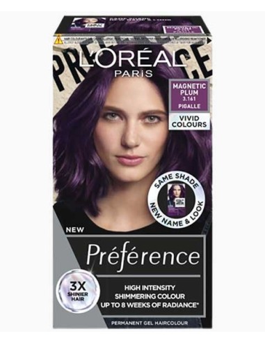 Preference High Intensity Permanent Gel Hair Colour Magnetic Plum