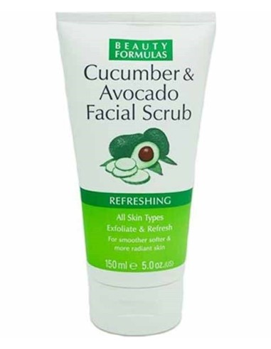 Beauty Formulas Cucumber And Avocado Facial Scrub