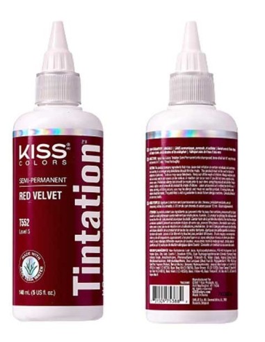 Kiss Colors Tintation Semi Permanent Red Velvet T552 Kiss Colors Tintation Semi Permanent Red Velvet T552