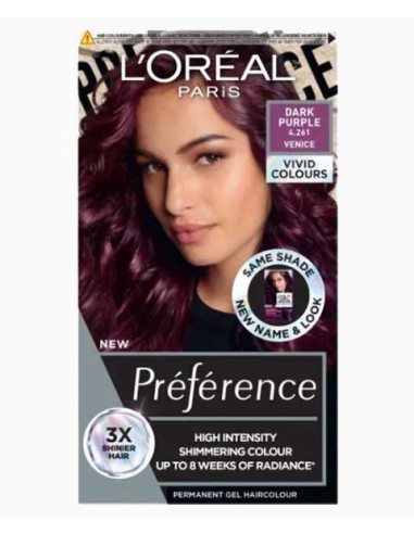 Preference High Intensity Permanent Gel Hair Colour Dark Purple