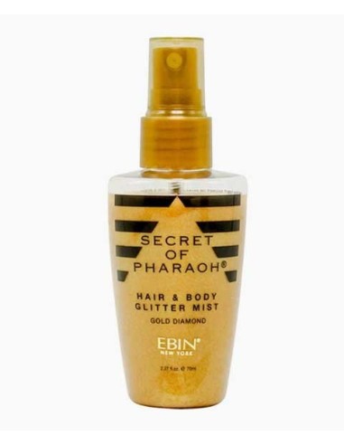 Secret Of Pharaoh Hair And Body Glitter Mist Gold Dimond